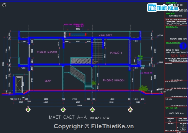 Thiết kế nhà phố,nhà phố 2 tầng 5.4x14m,full nhà phố 2 tầng,Cad nhà phố 2 tầng,bản vẽ nhà phố 2 tầng